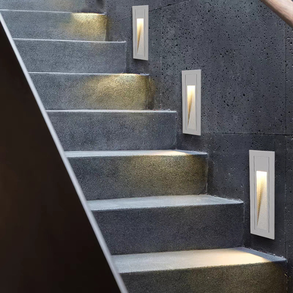 Orr Moderne Wandlamp Zwart/Wit/Grijs Metaal Buiten Trappenhuis