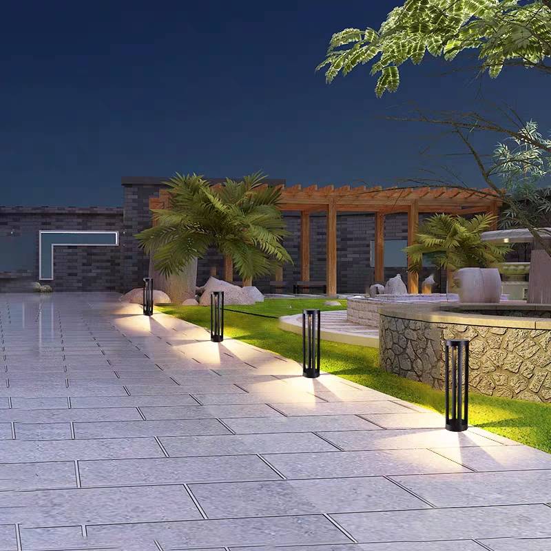 Pena Moderne LED Loom Buitenlamp Zonne Metaal Zwart Tuin/Stoeprand/Balkon