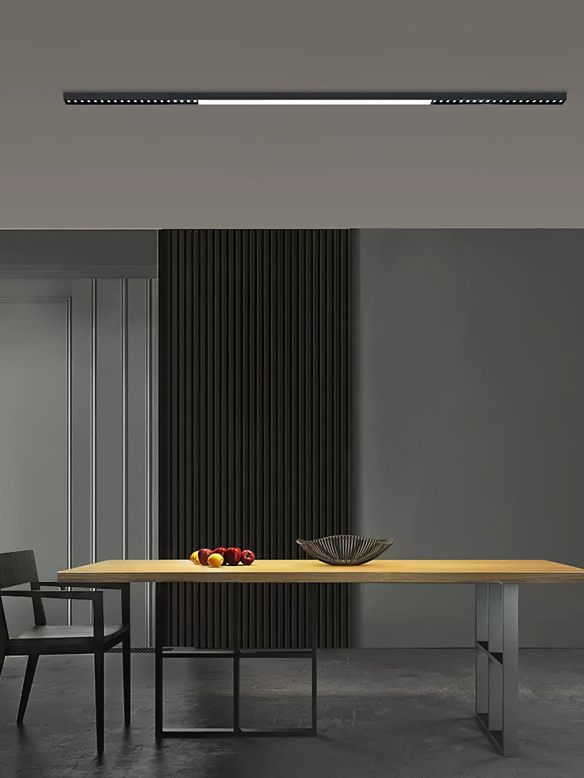Line Moderne aluminium zwevende plafondlamp