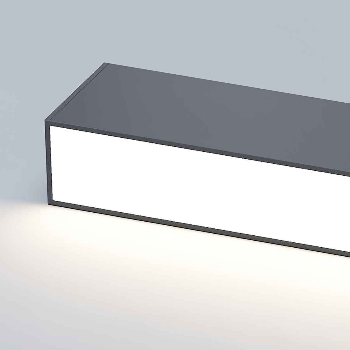 Line Moderne aluminium zwevende plafondlamp