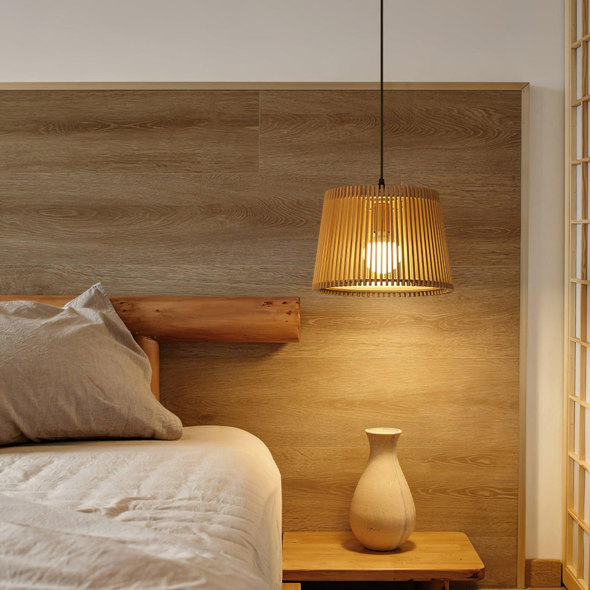 Clou Houten Retro hanglamp