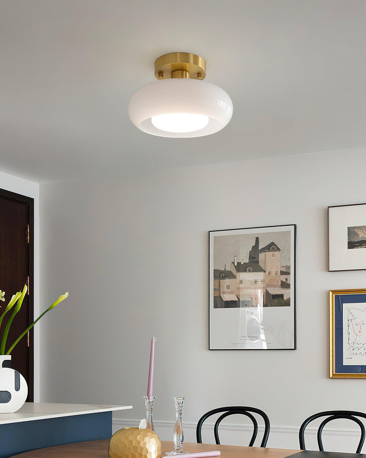 Liorelella glazen plafondlamp