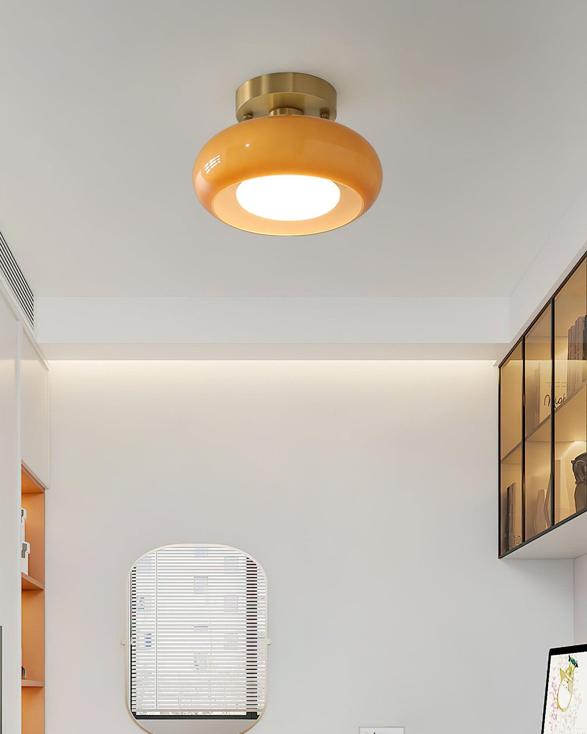 Liorelella glazen plafondlamp
