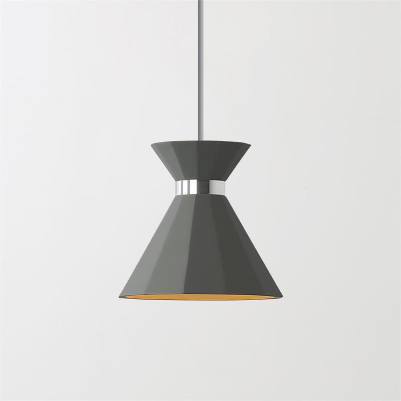 Nerissa moderne hanglamp in grijs en goud