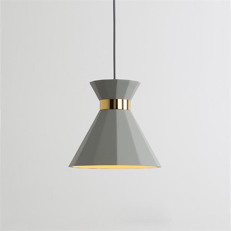 Nerissa moderne hanglamp in grijs en goud