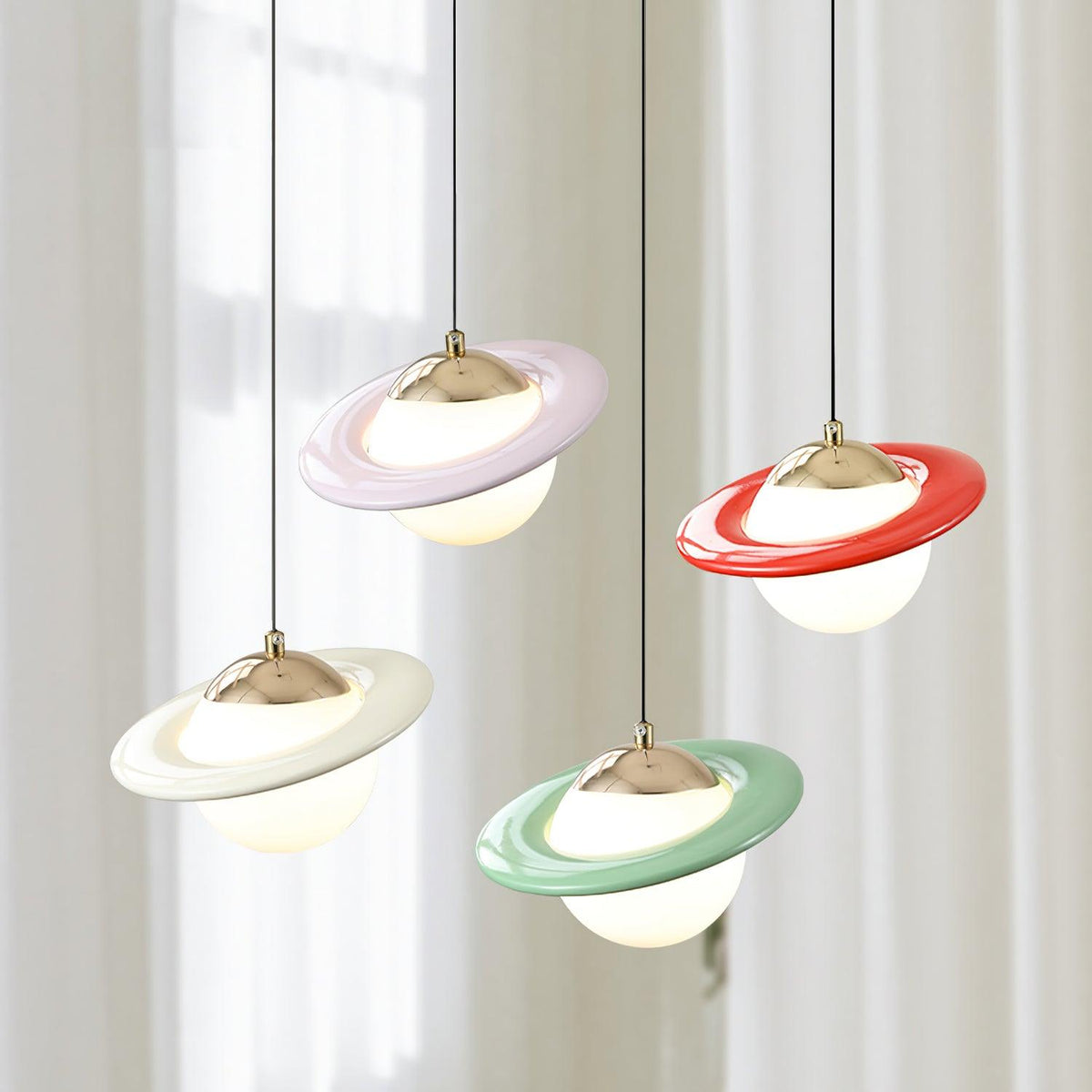 Nuvana hanglamp van glas en PC