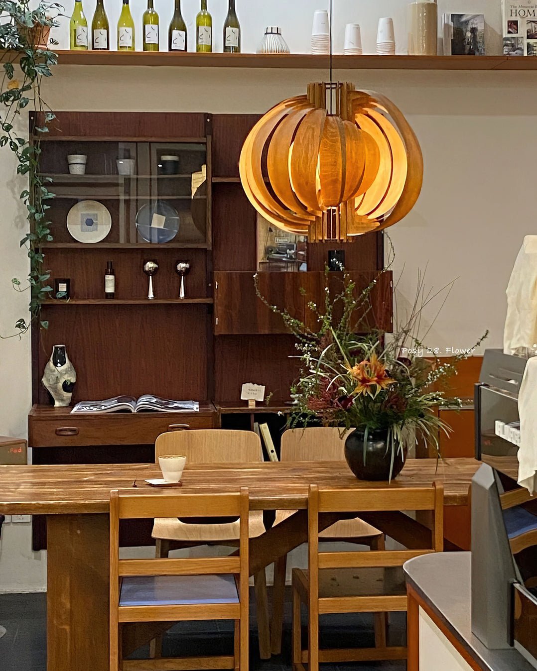 Ivraeus Premium elegantie Ring Houten hanglamp