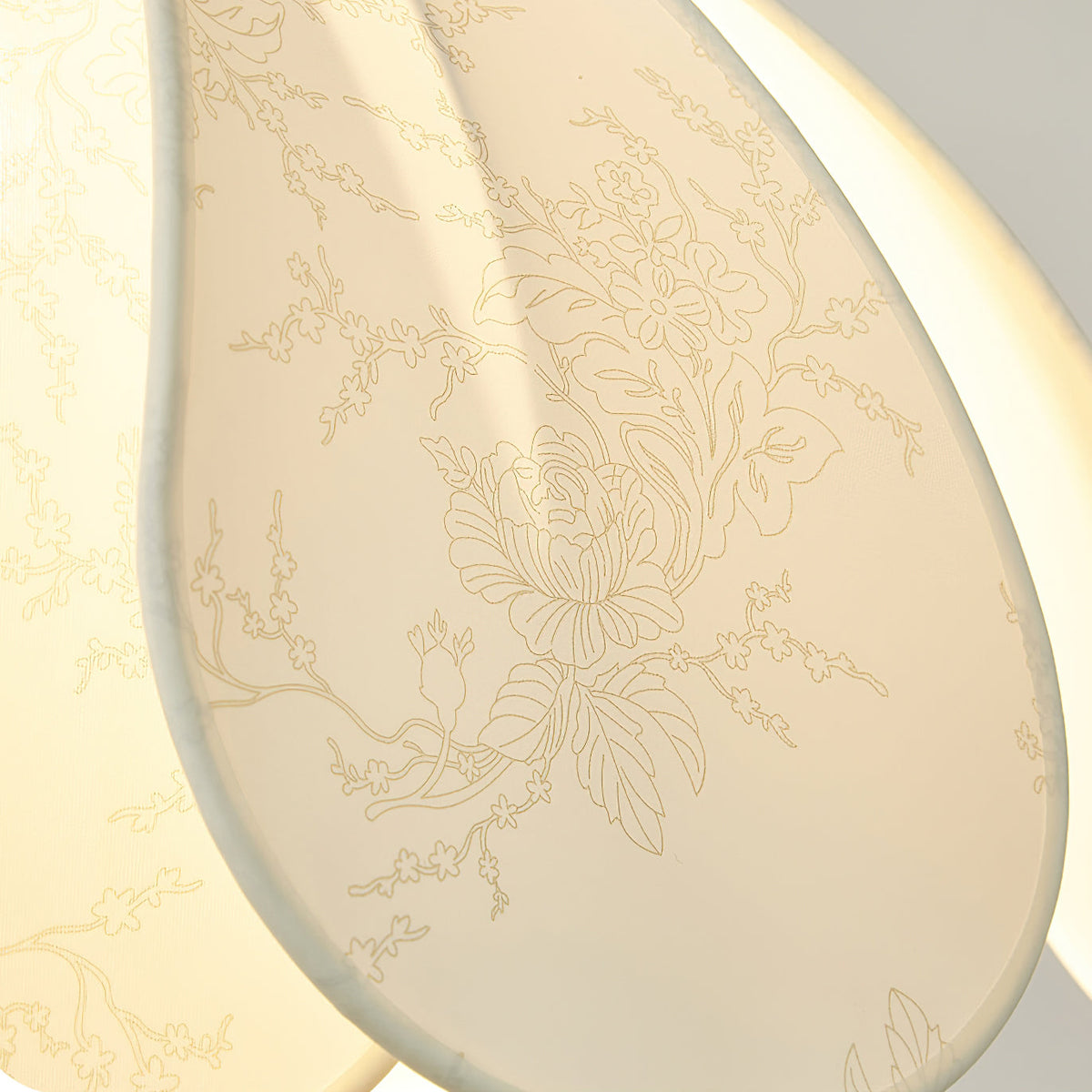 Boho Scalloped stof plafondlamp