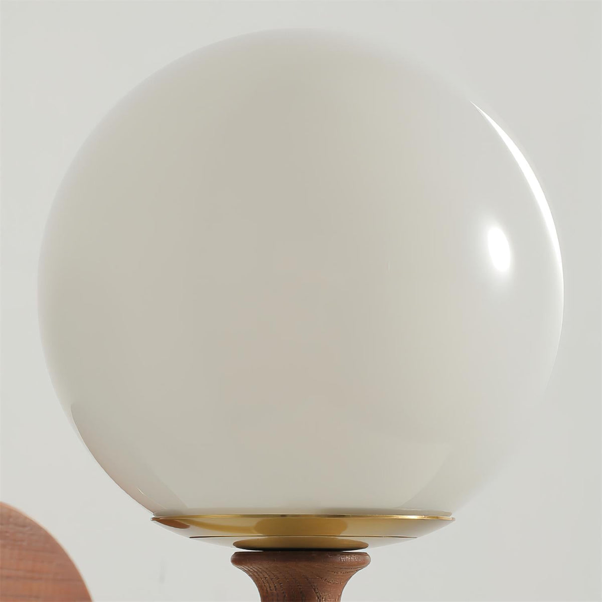 Walnut houten wandlamp