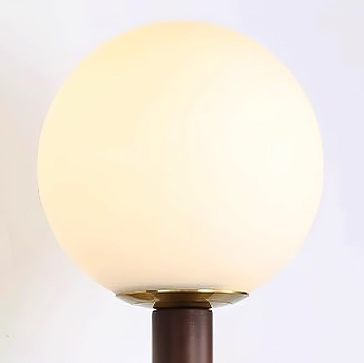 Wandlamp Gourd in Hout, Metaal en glas Modern Style
