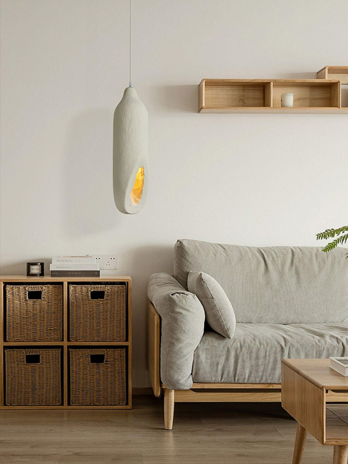 Anorion Moderne minimalistische hanglamp van plastic