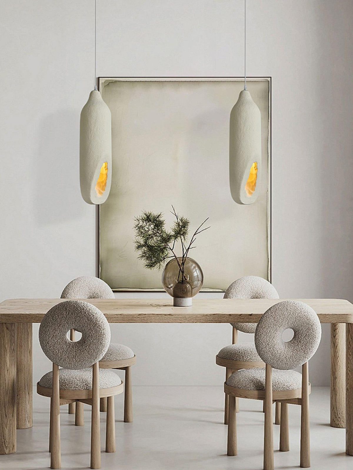 Anorion Moderne minimalistische hanglamp van plastic