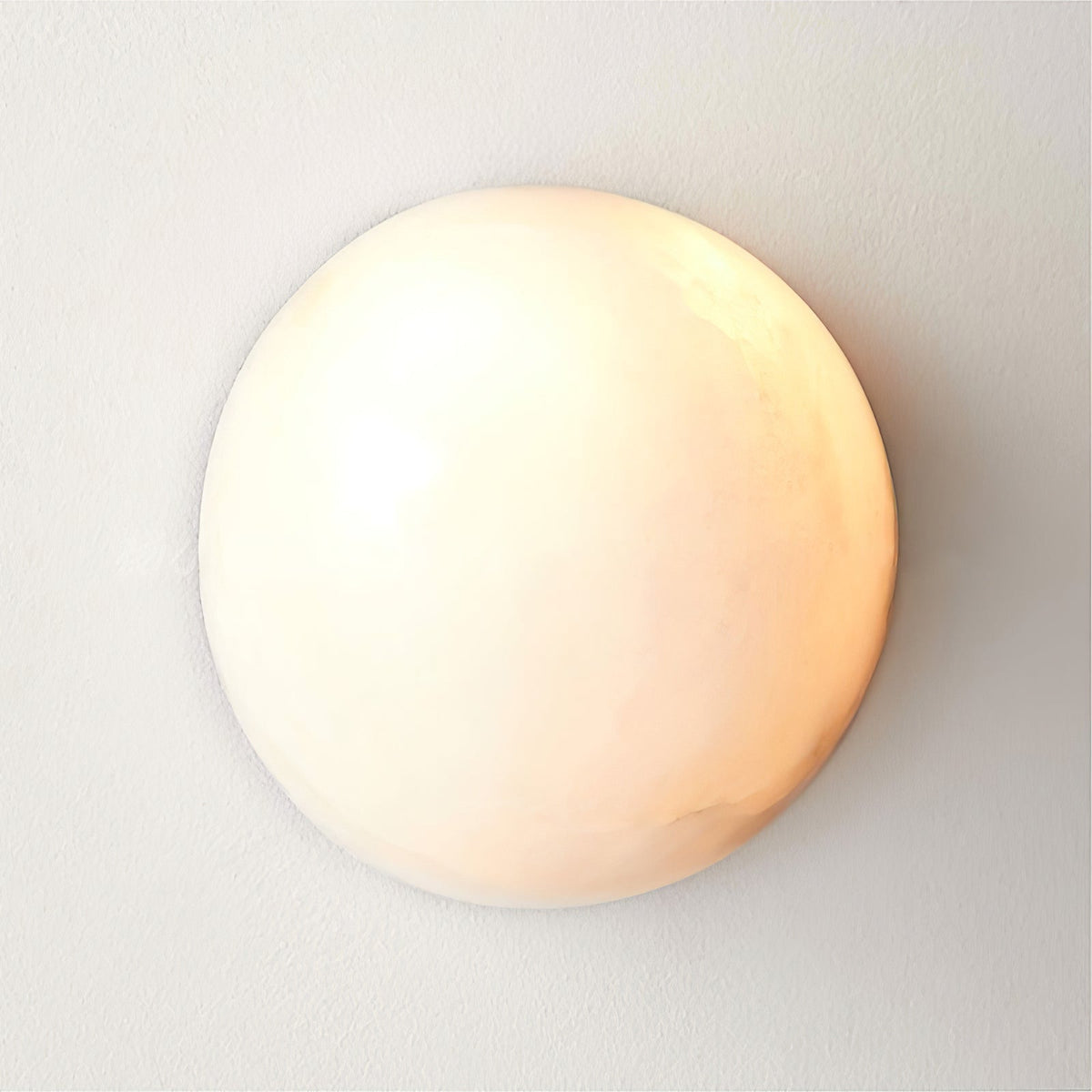 Elthen Minimalistische plafondlamp van albast