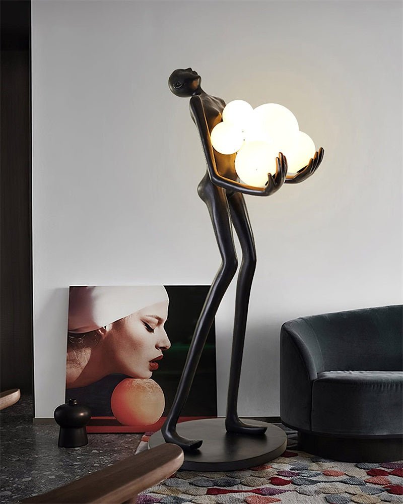 Cradle sculpturale vloerlamp