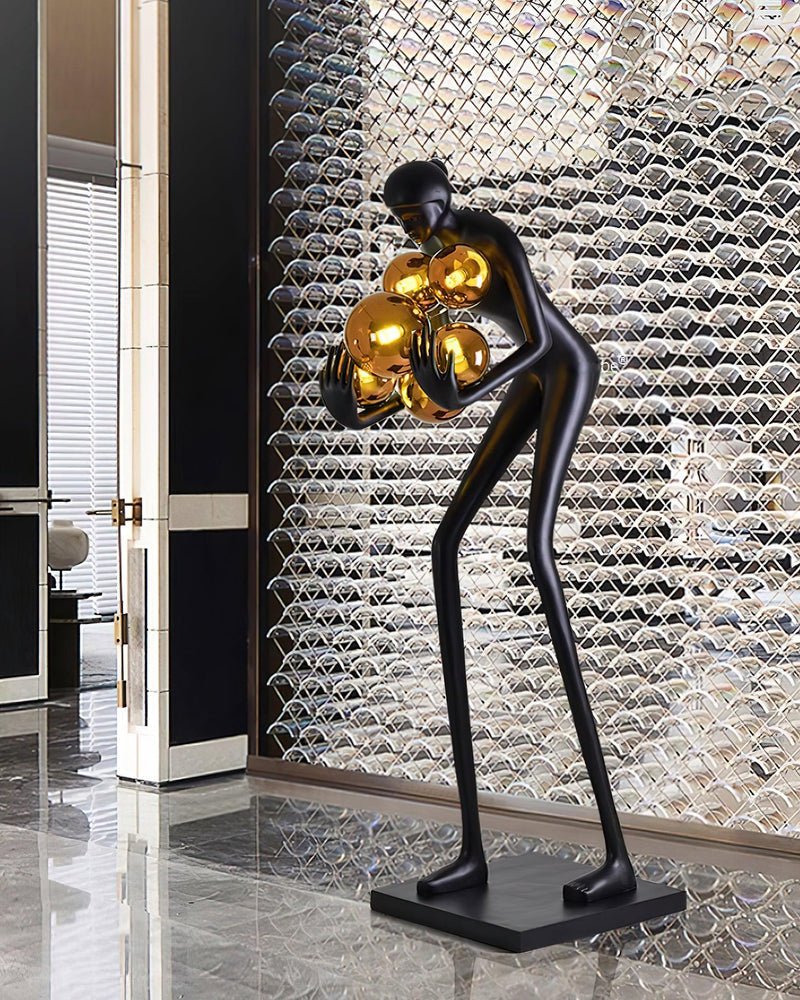 Cradle sculpturale vloerlamp