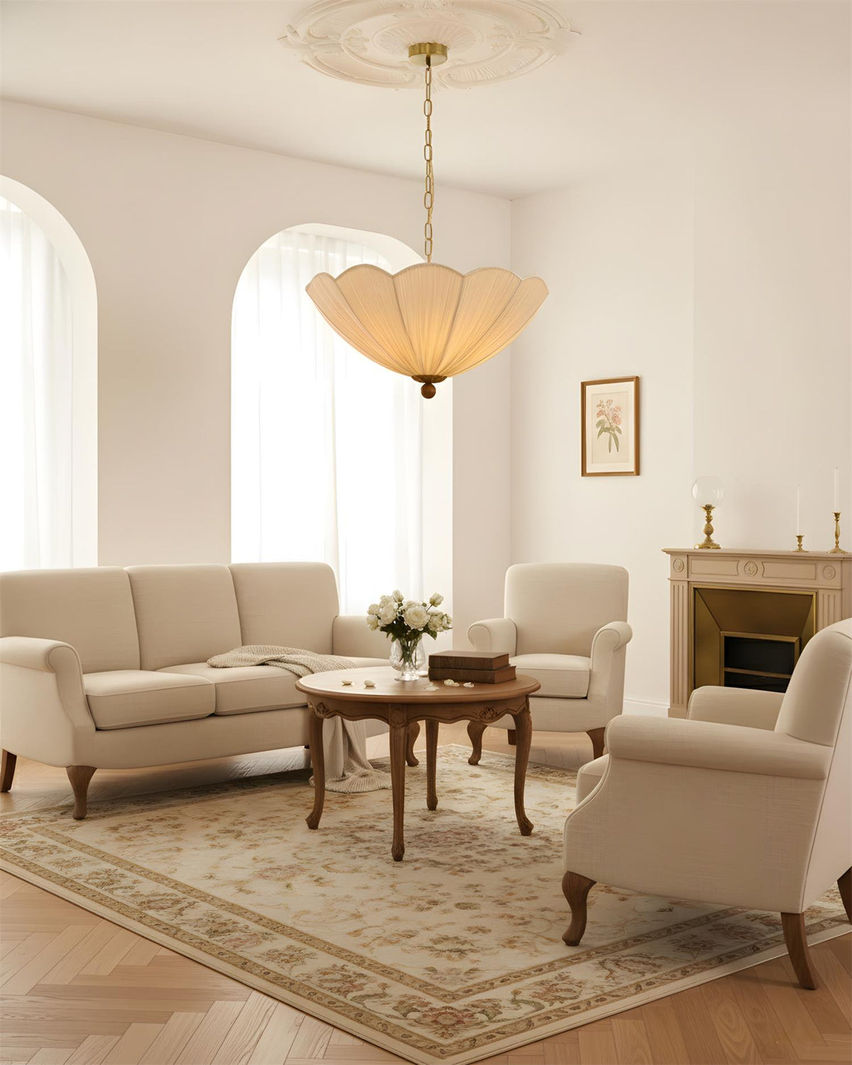Travertin hanglamp