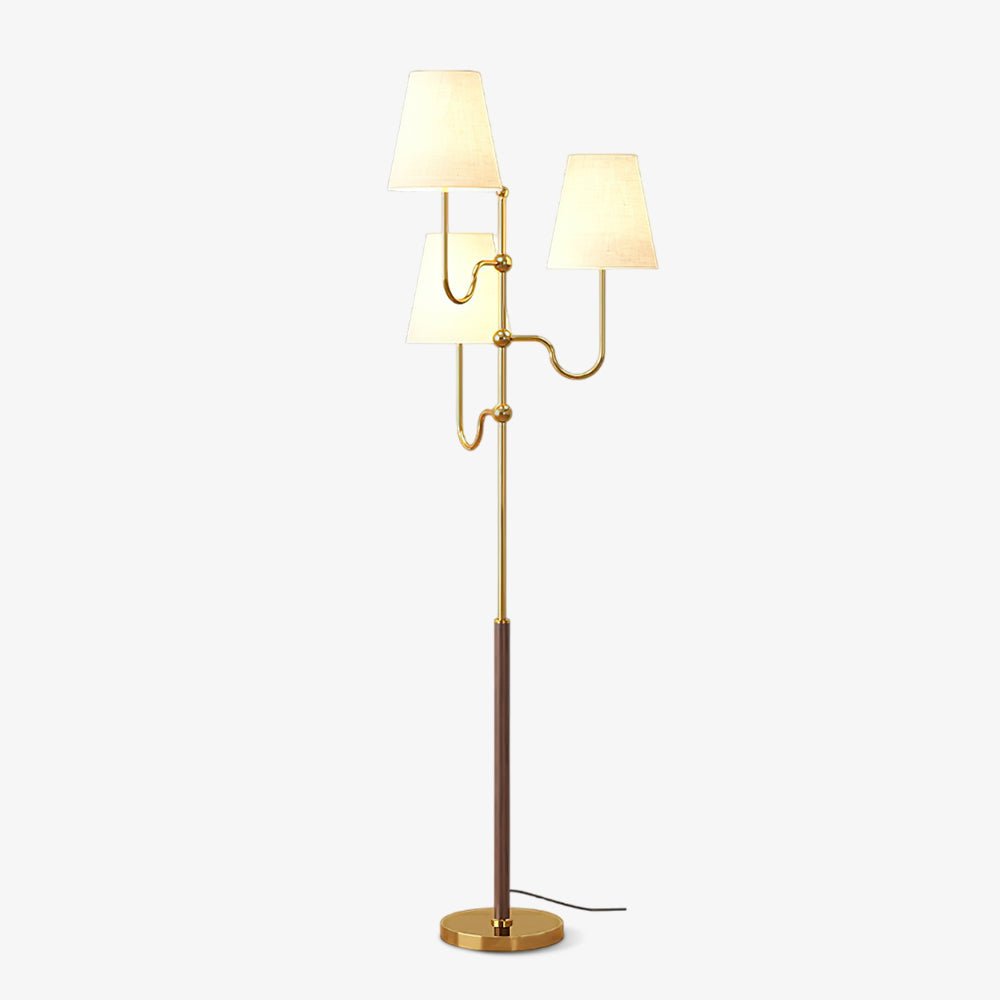 Vevenq vloerlamp met katoenen kap