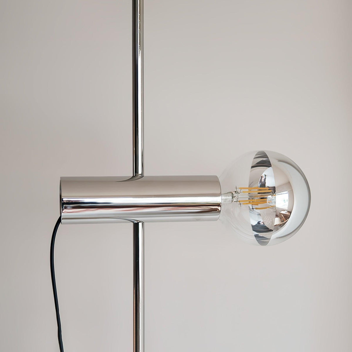 Orbital Industriële vloerlamp met marmeren voet