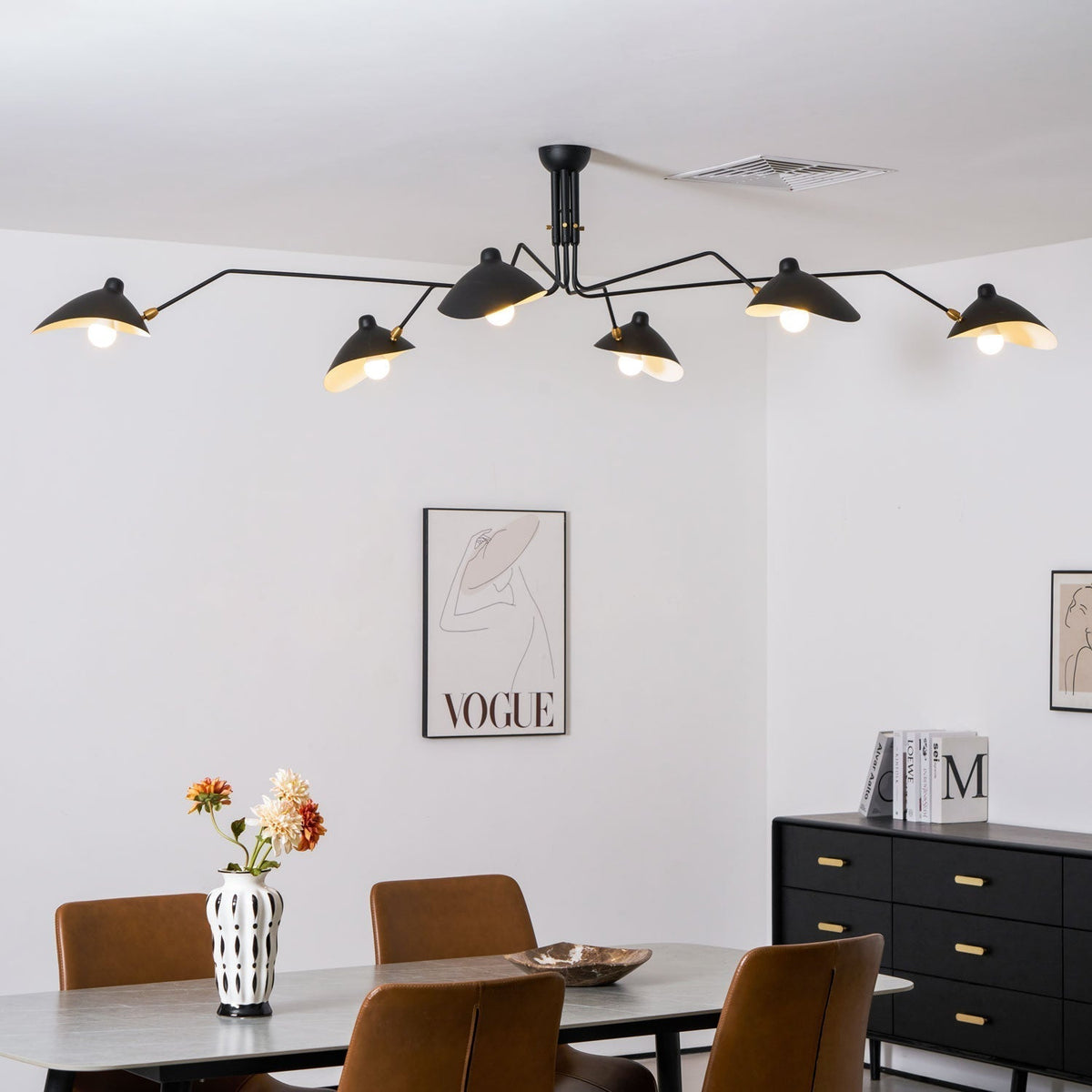 Renuelle plafondlamp drie armen minimalistisch