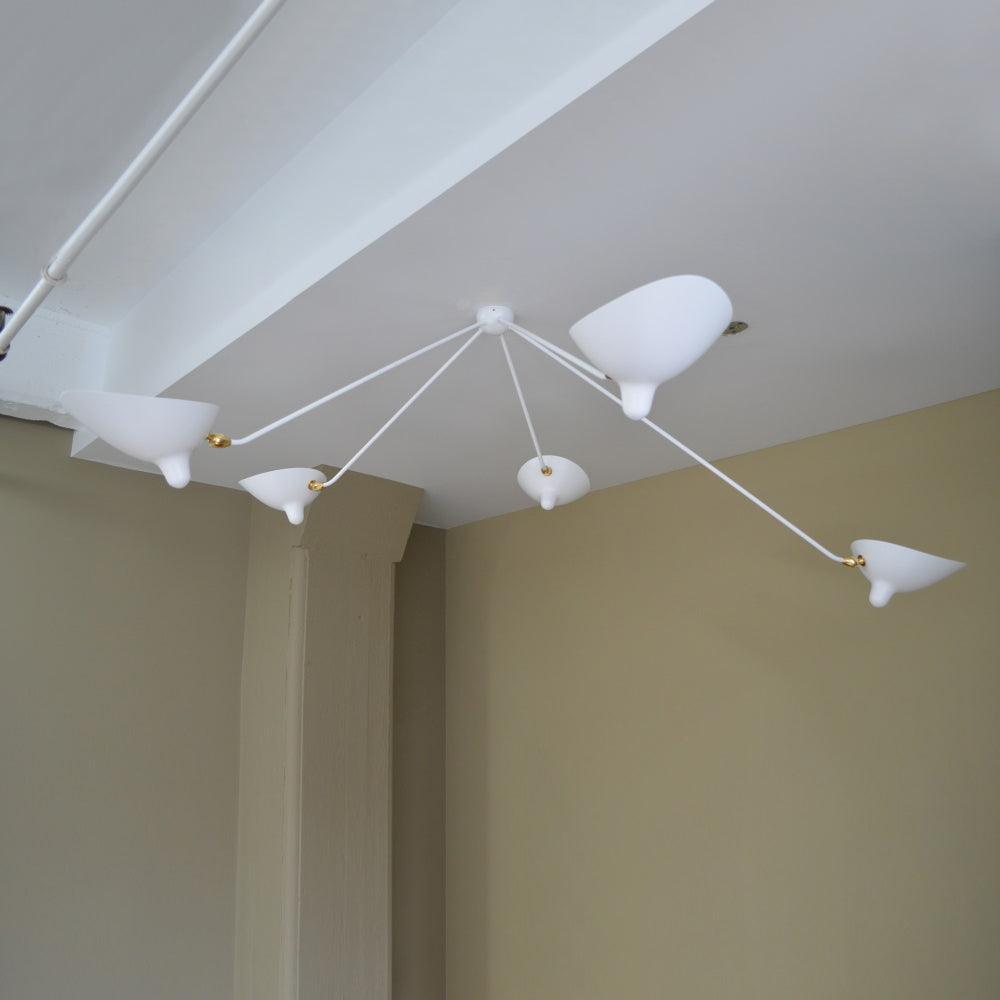 Elaoraine plafondlamp driearm zwart sculpturaal