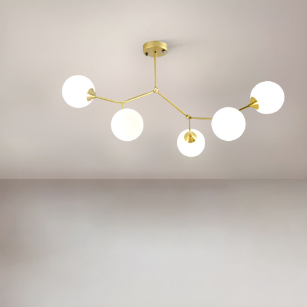 Valentina Moderne Design LED Hanglamp Glass Zwart Woonkamer Keuken