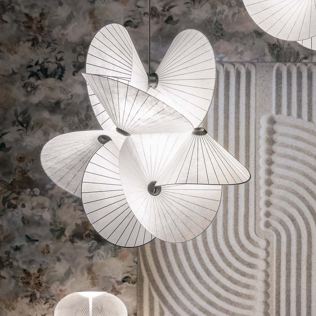 Florielle stoffen hanglamp