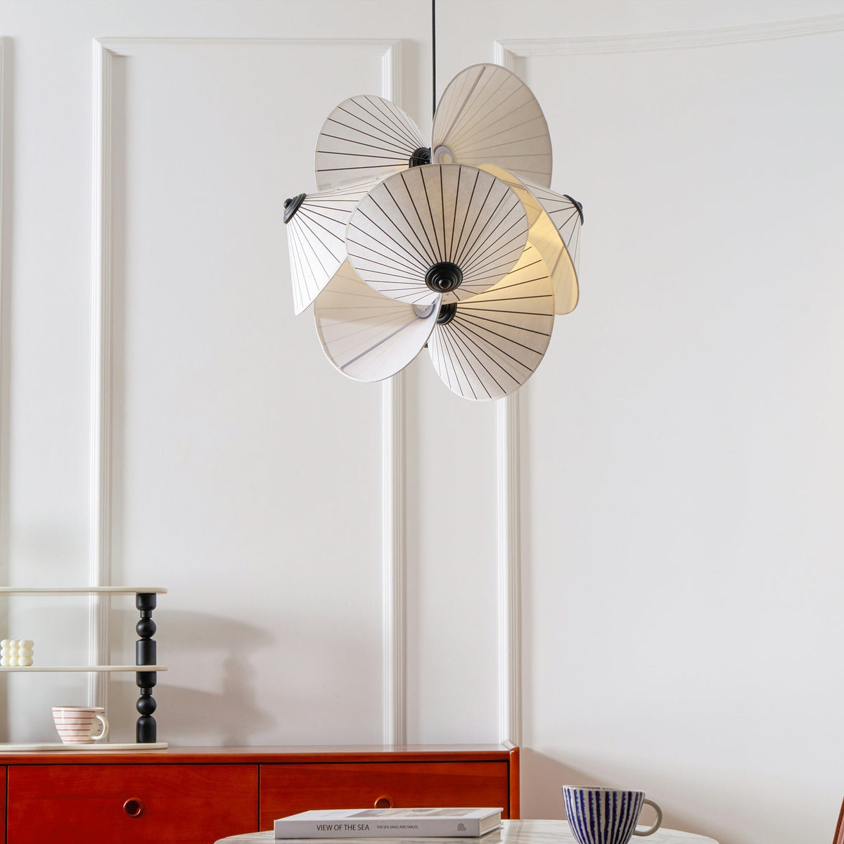 Florielle stoffen hanglamp