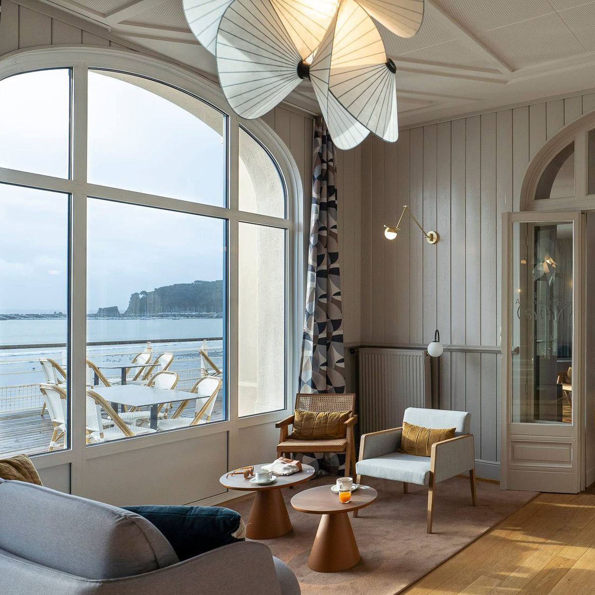 Florielle stoffen hanglamp