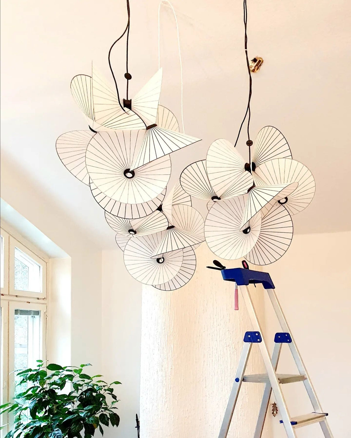 Florielle stoffen hanglamp