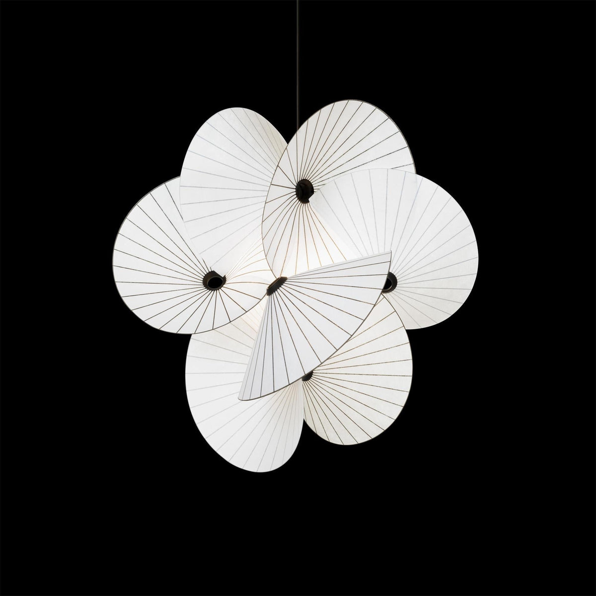Florielle stoffen hanglamp