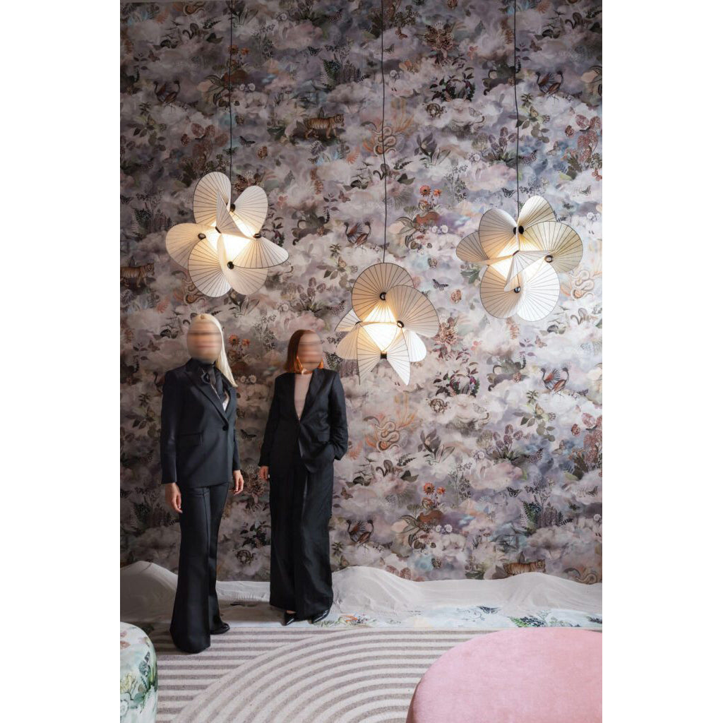 Florielle stoffen hanglamp