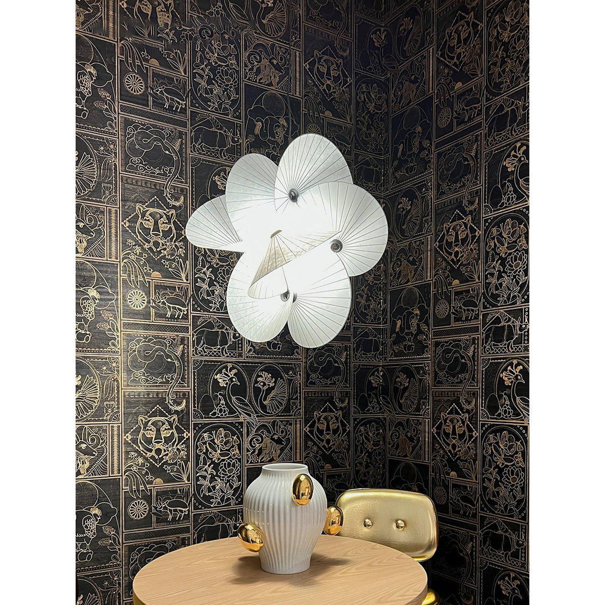 Florielle stoffen hanglamp