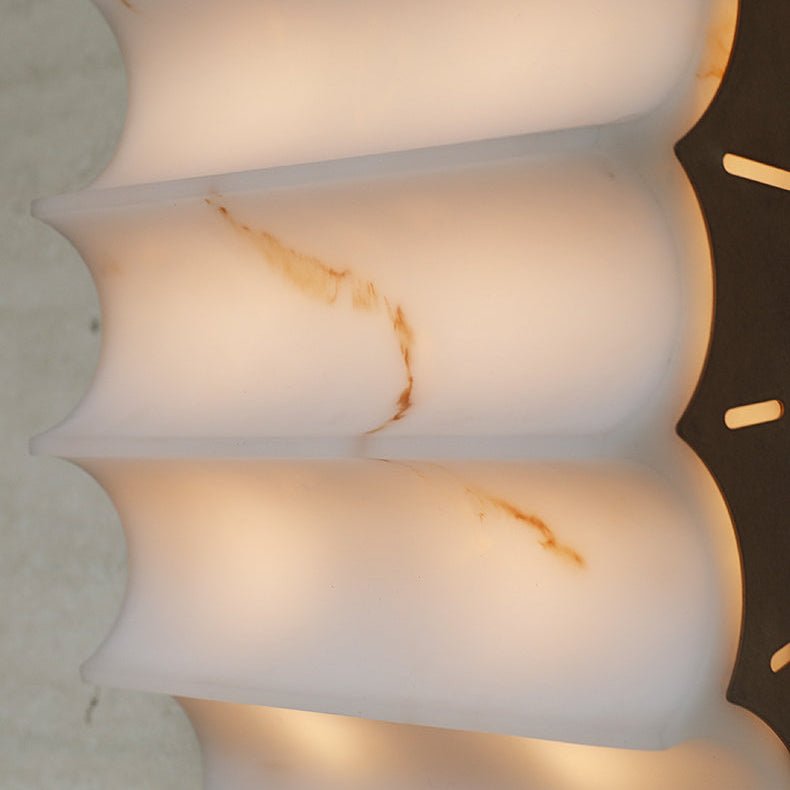 Dolax gelaagde albasten wandlamp