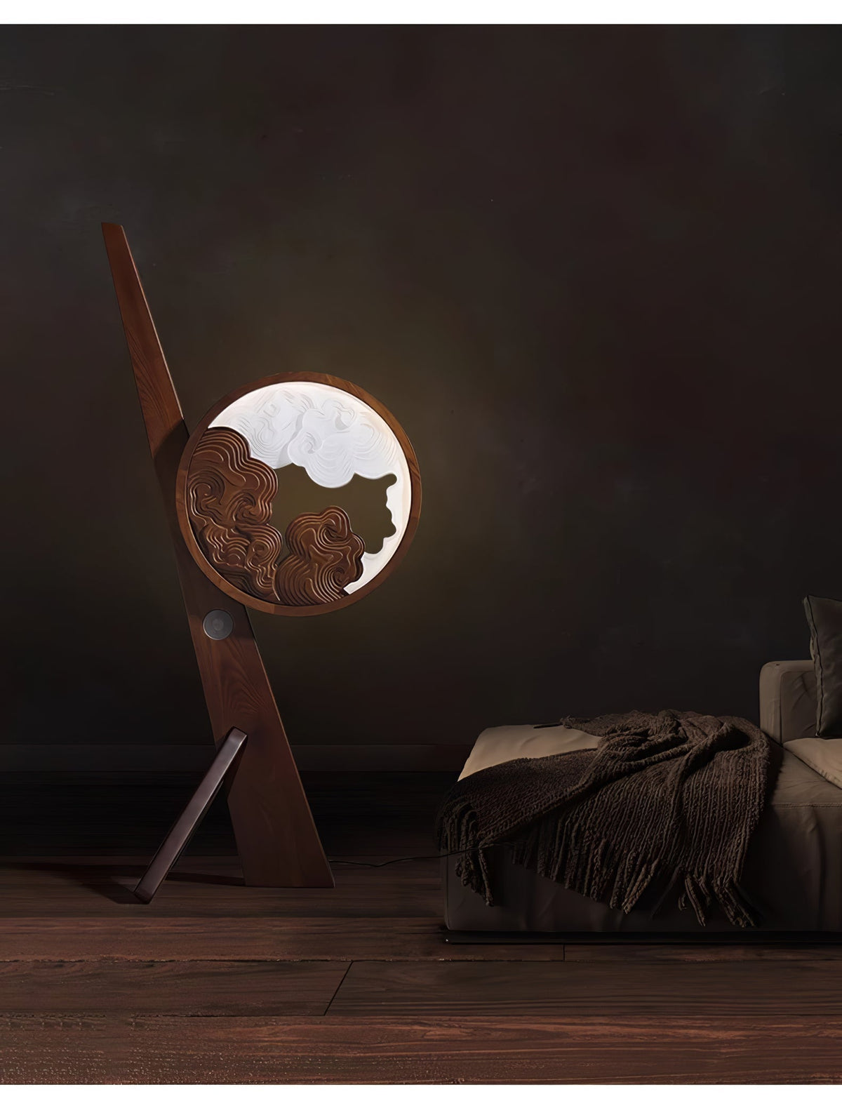 Cunoreth Rustic Houten tafellamp