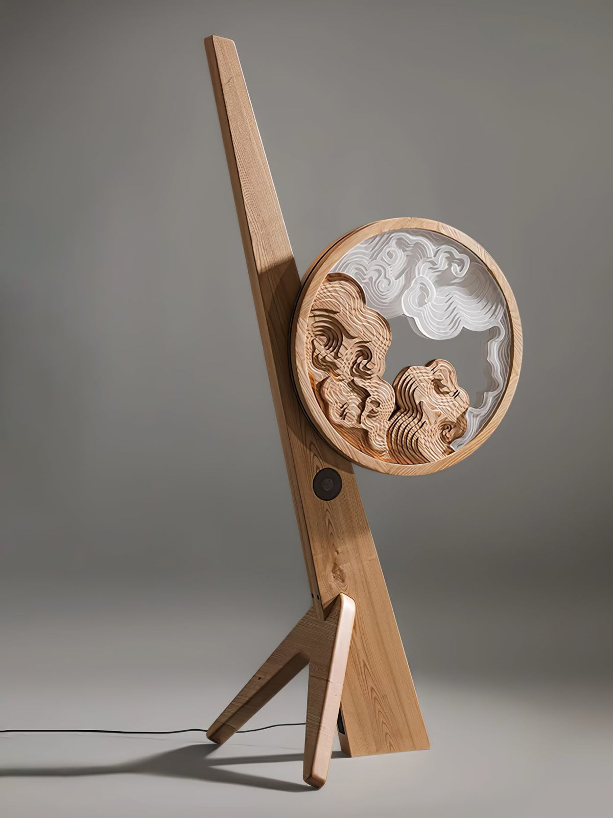 Cunoreth Rustic Houten tafellamp