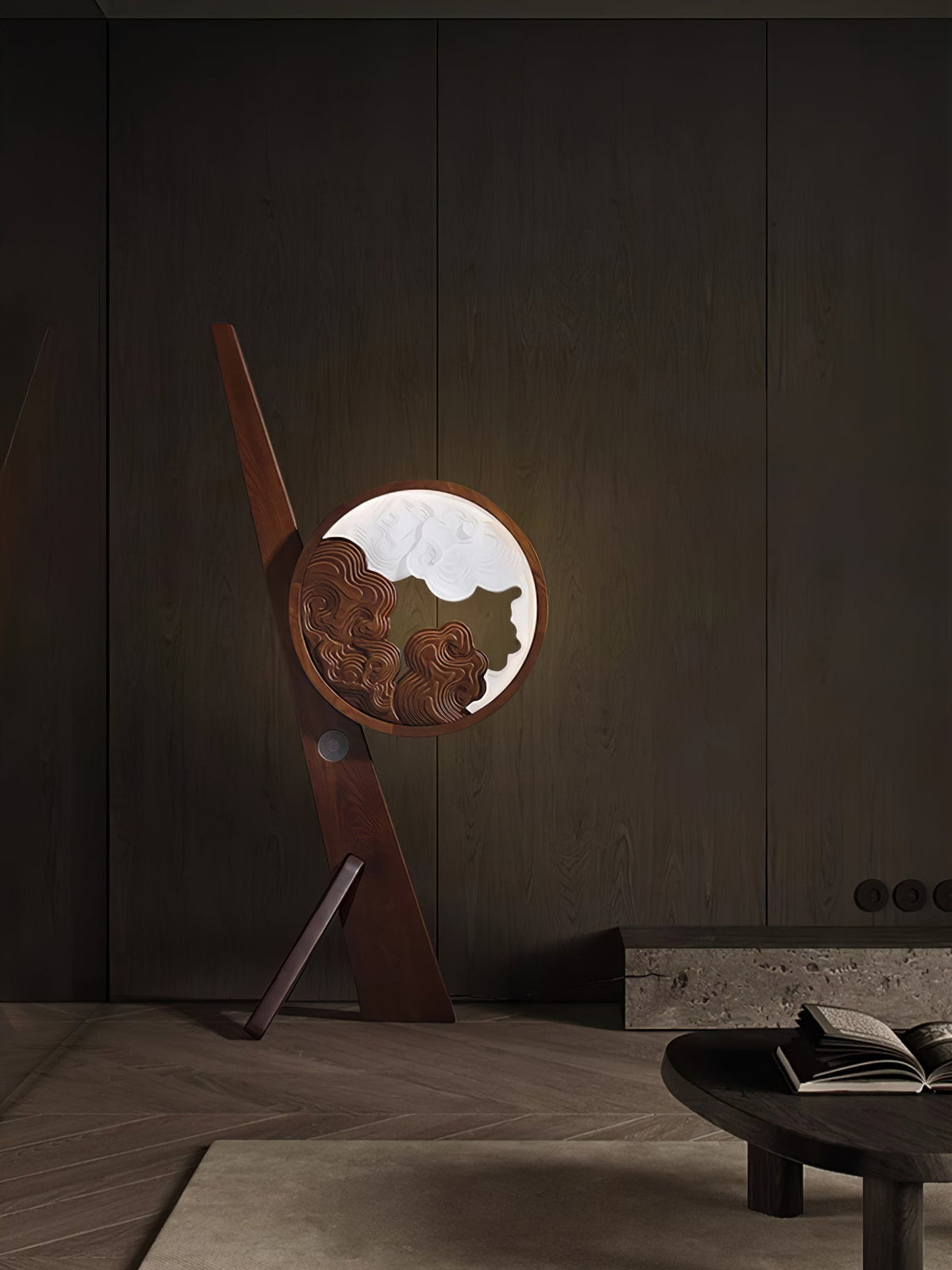 Cunoreth Rustic Houten tafellamp