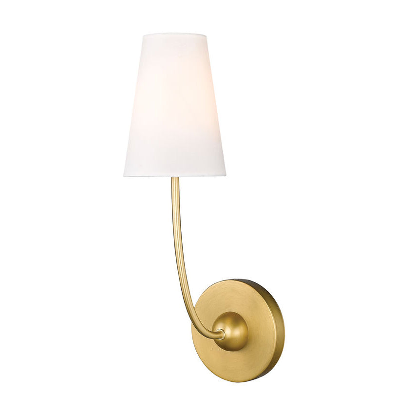 Miriviella wandlamp met stoffen kap