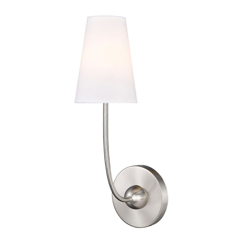 Miriviella wandlamp met stoffen kap