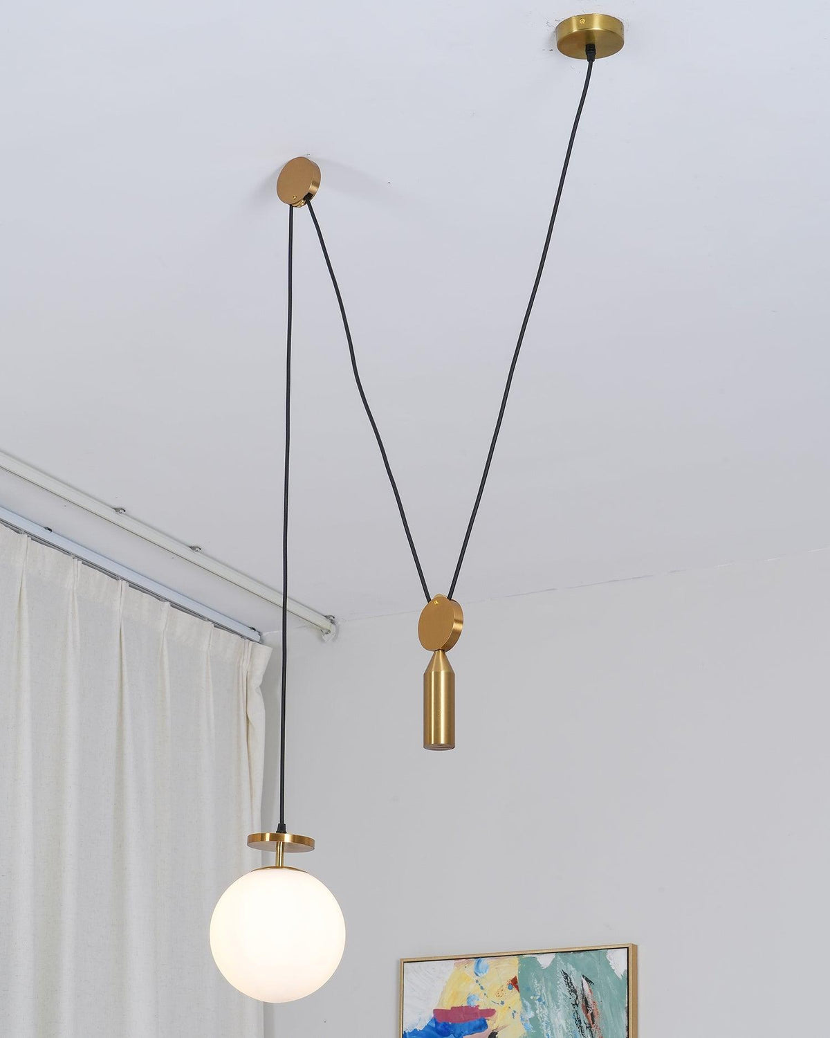 Cirorira Kroonluchter Geometrische Vorm Kunst