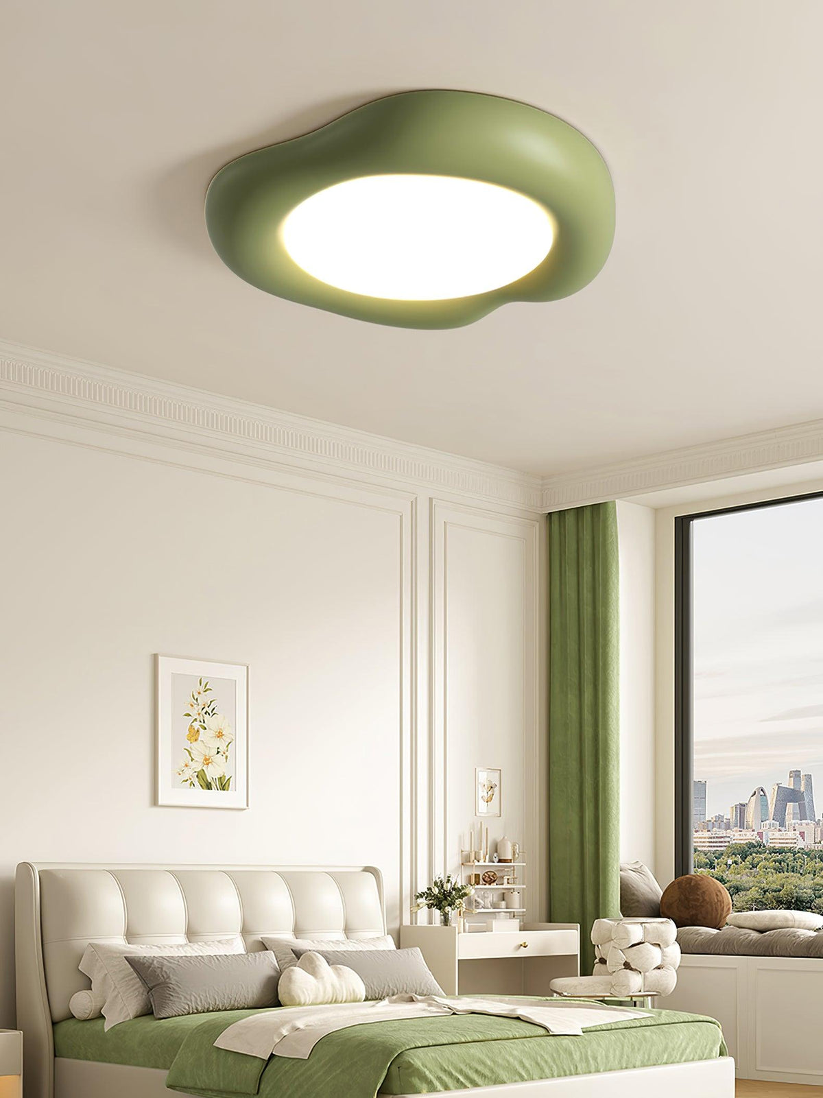 Zelaeis gevormde appel hars plafondlamp