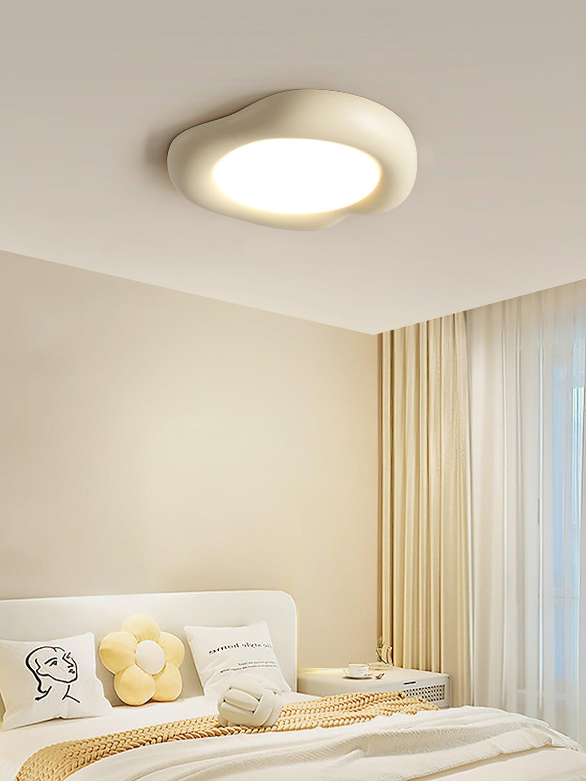 Zelaeis gevormde appel hars plafondlamp