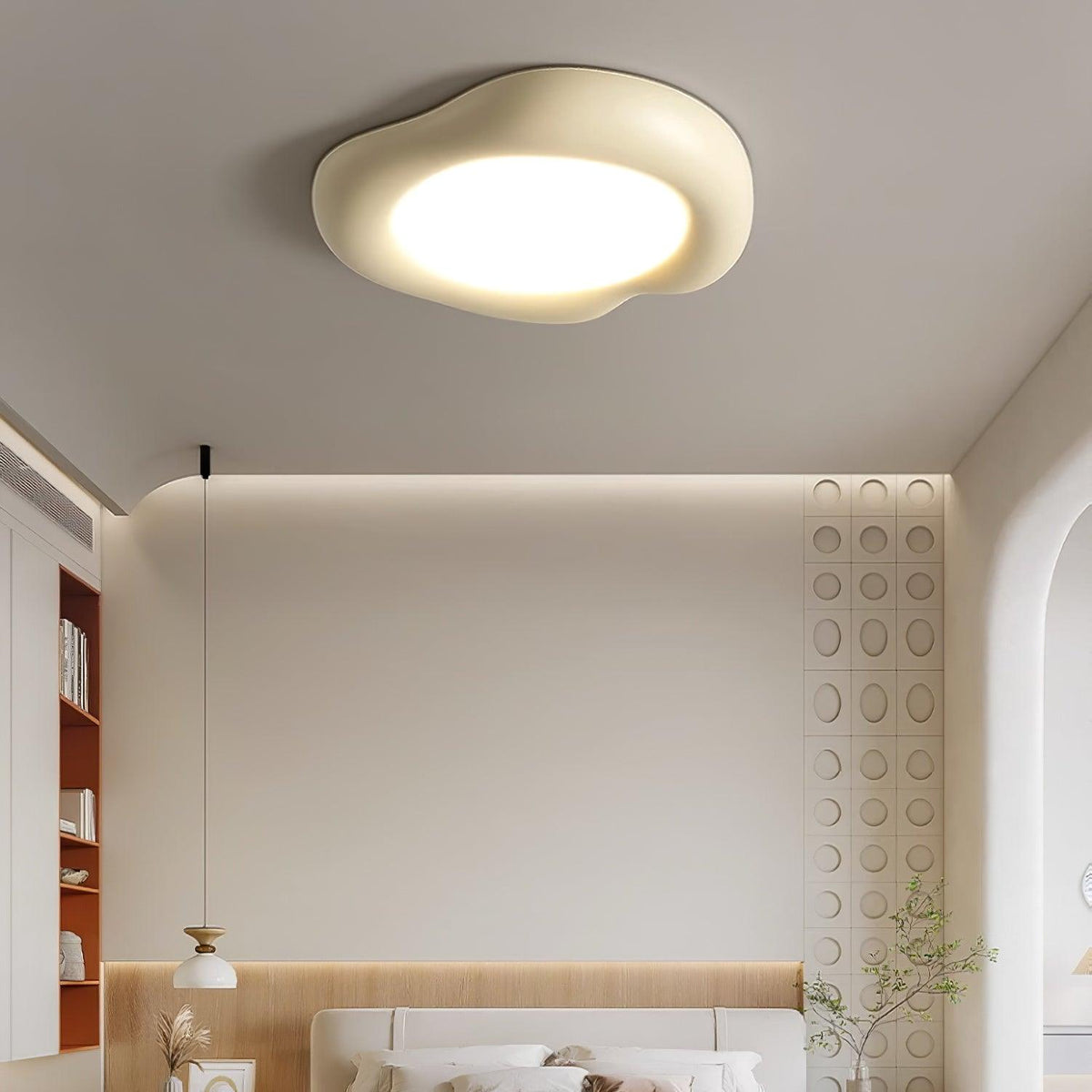 Zelaeis gevormde appel hars plafondlamp