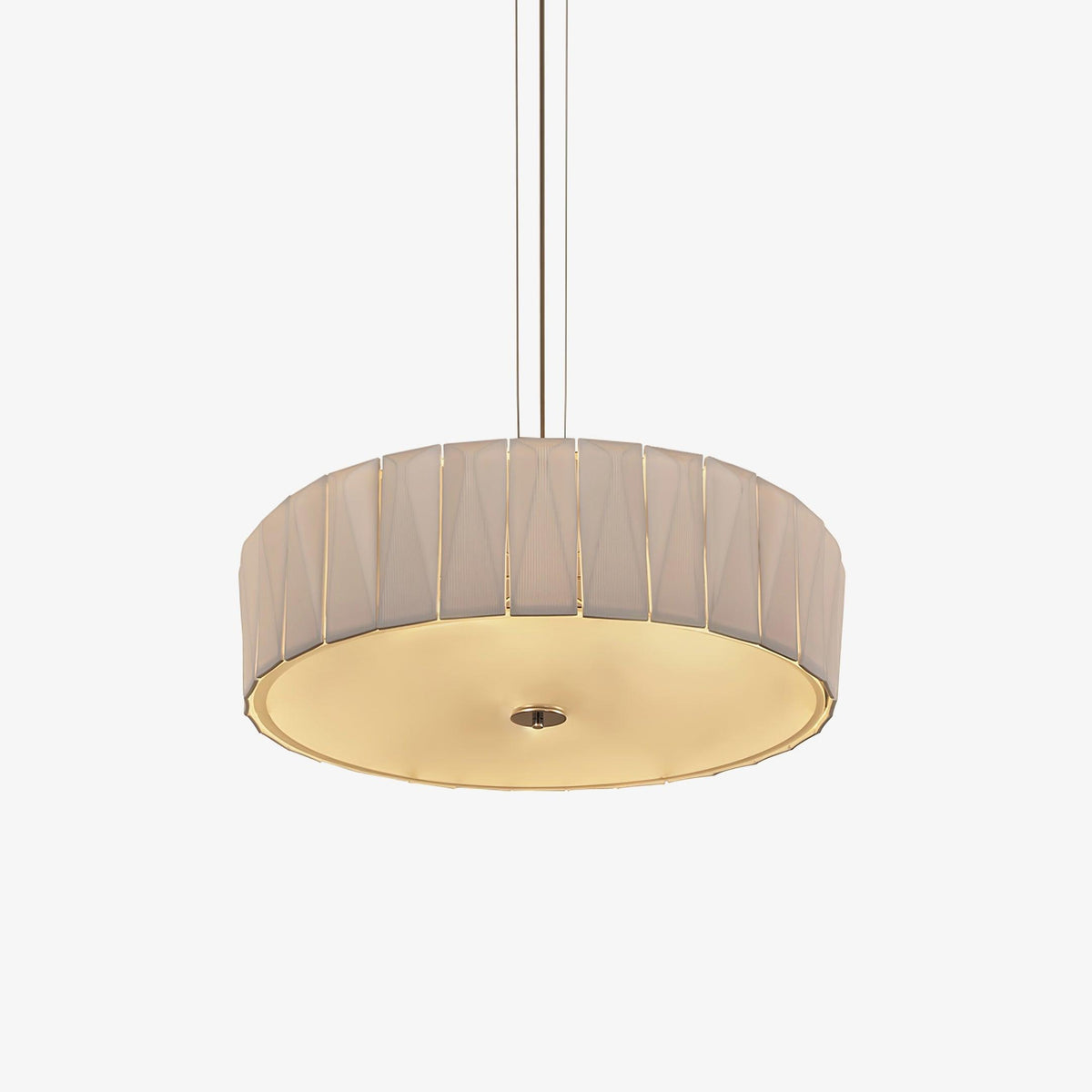 Vaeliora geribbelde keramische hanglamp