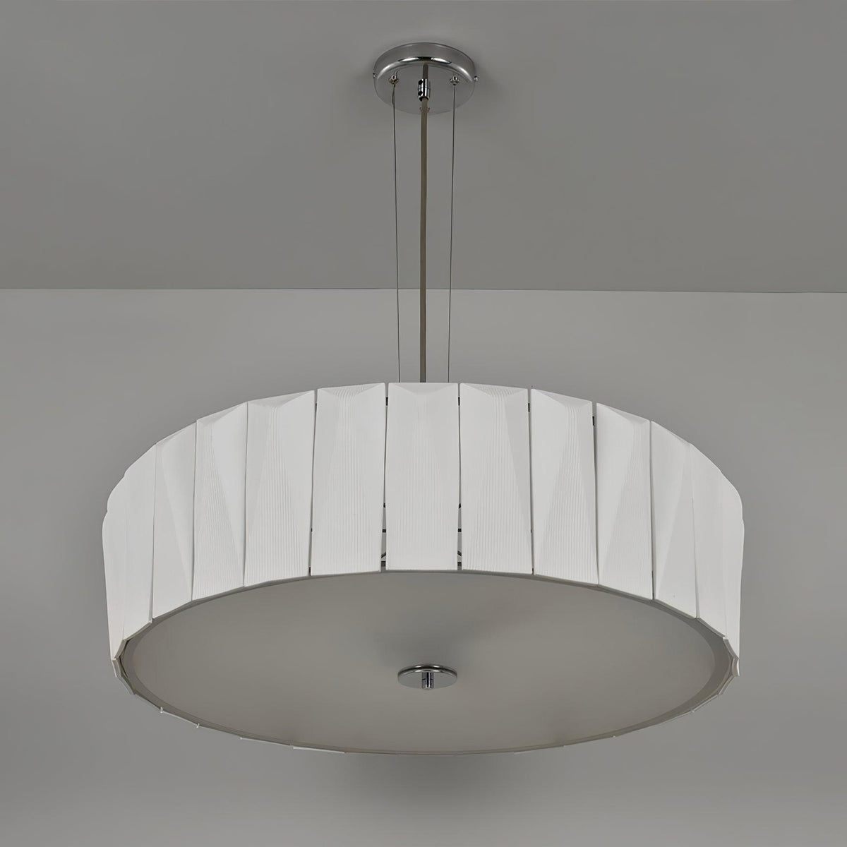 Vaeliora geribbelde keramische hanglamp