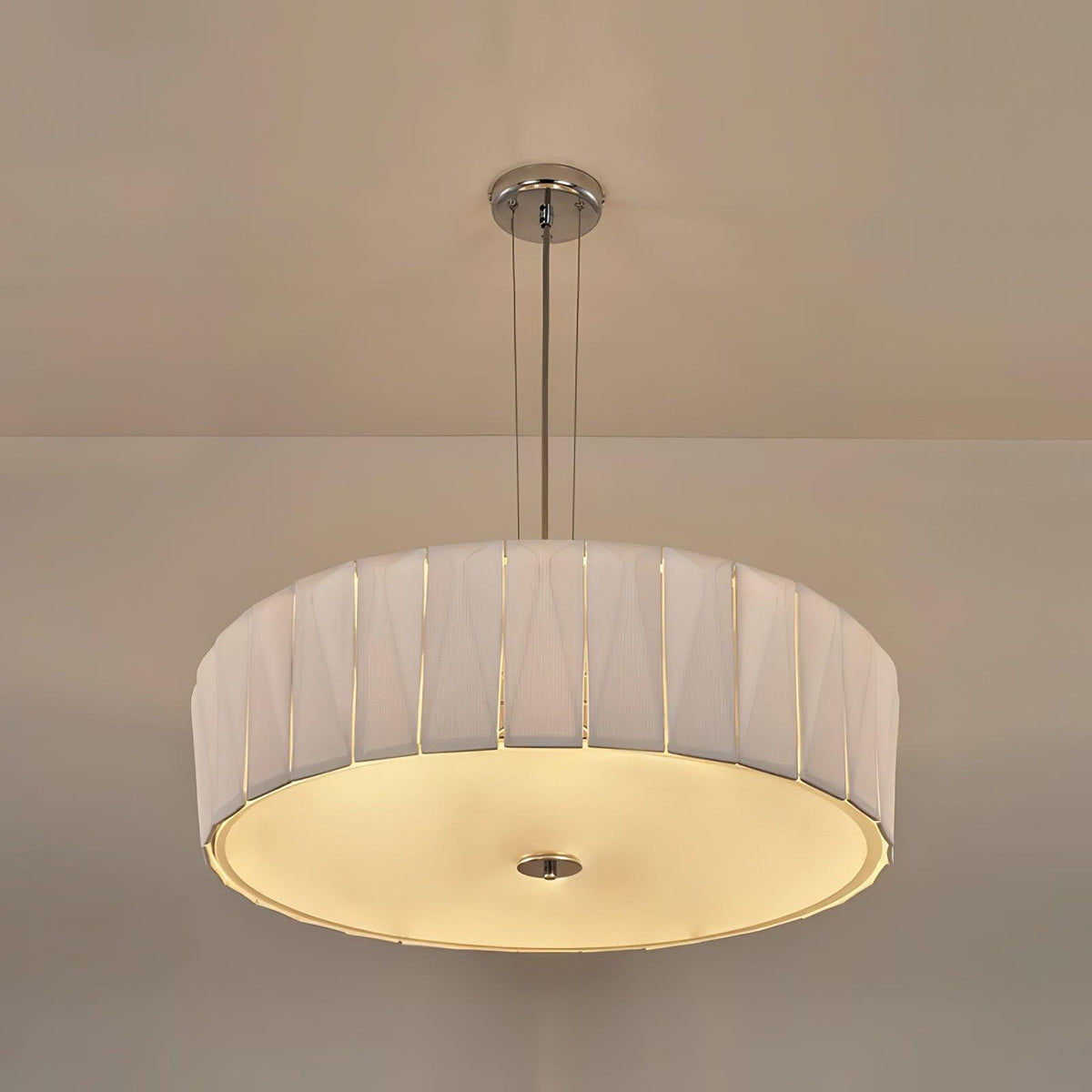 Vaeliora geribbelde keramische hanglamp