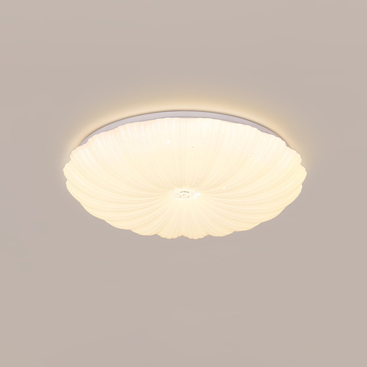 Maraira Noordse kunst Shell Ronde plafondlamp