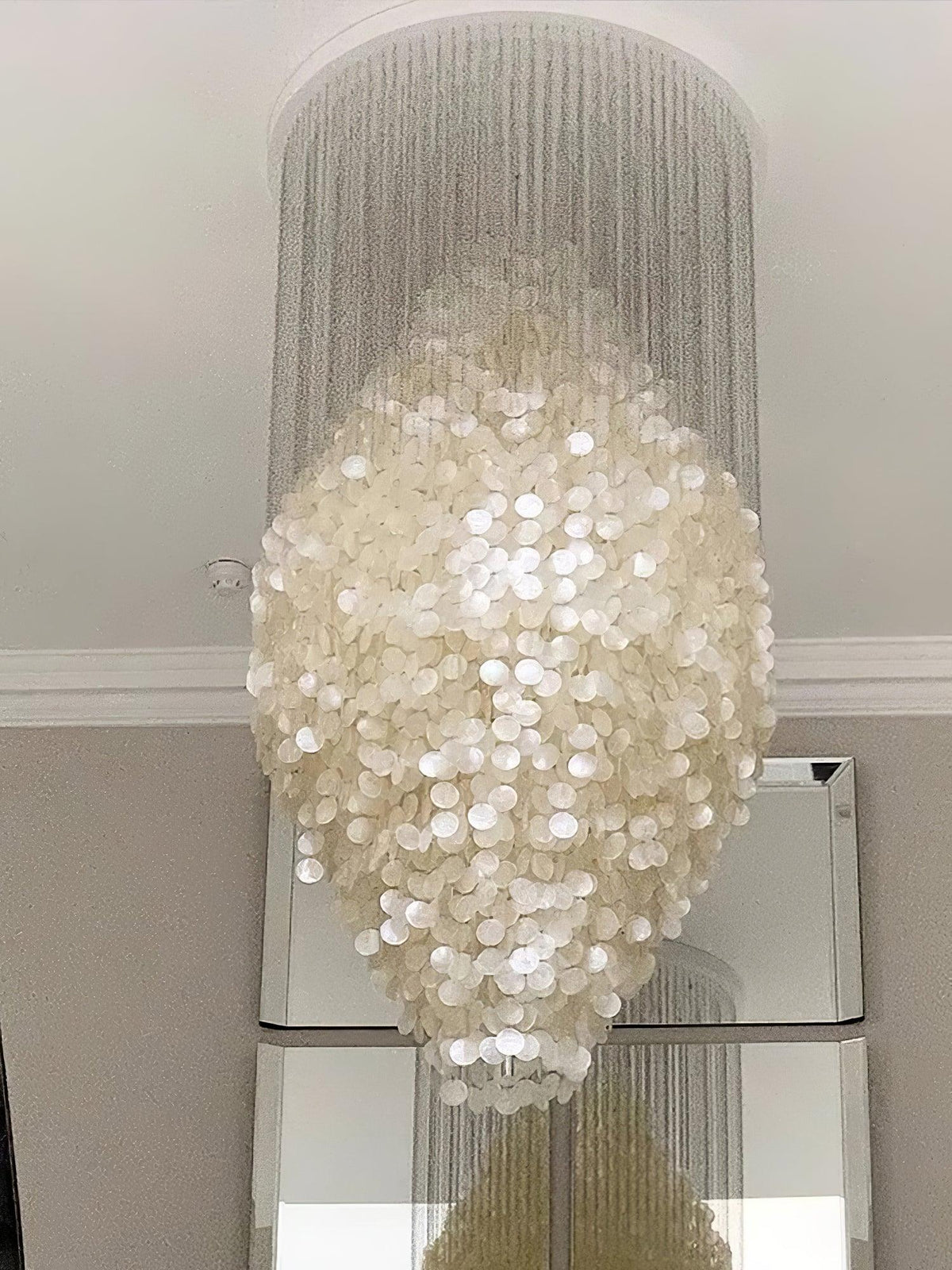 Neloza Coastal Shell Waterfall hanglamp