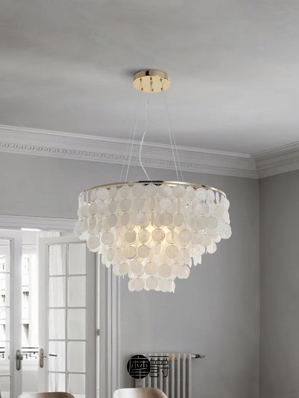 Esileth Postmodern luxe Shell Wind Chime Kroonluchter