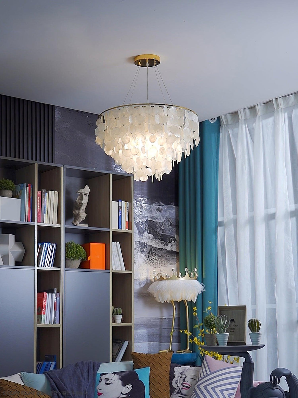 Esileth Postmodern luxe Shell Wind Chime Kroonluchter