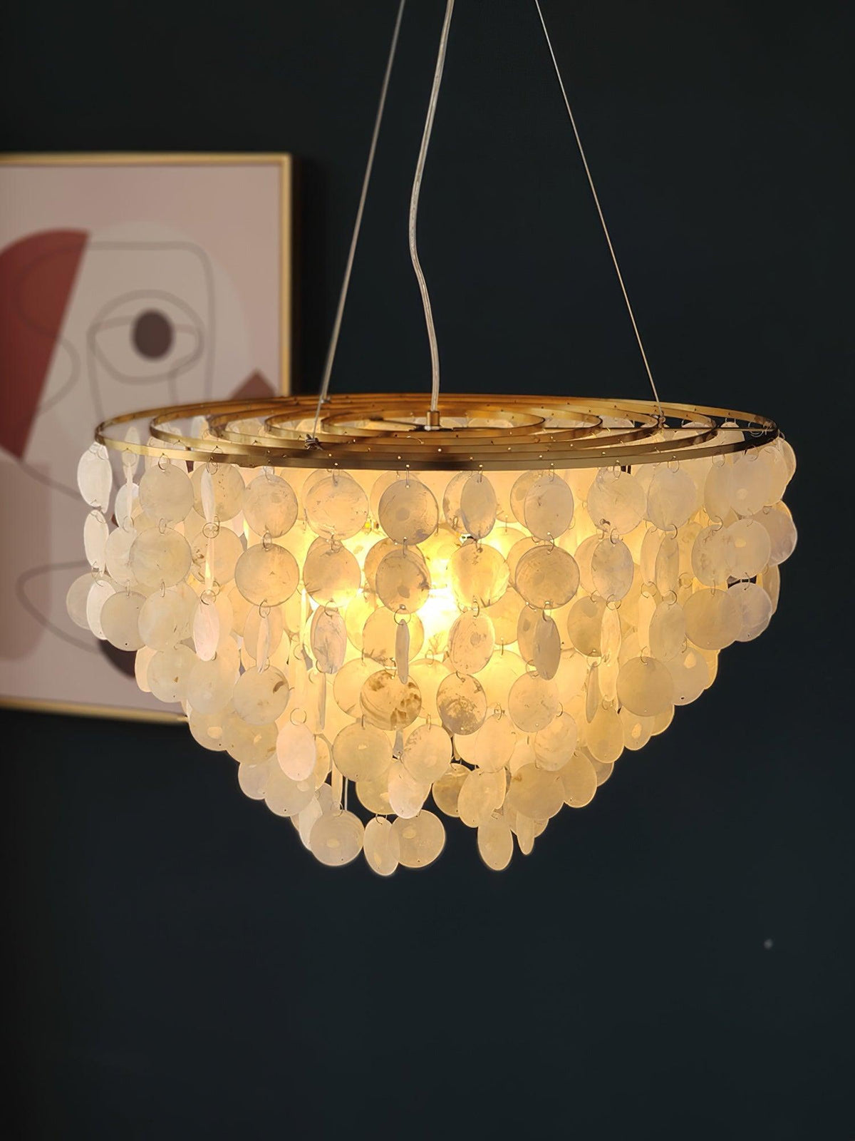 Esileth Postmodern luxe Shell Wind Chime Kroonluchter